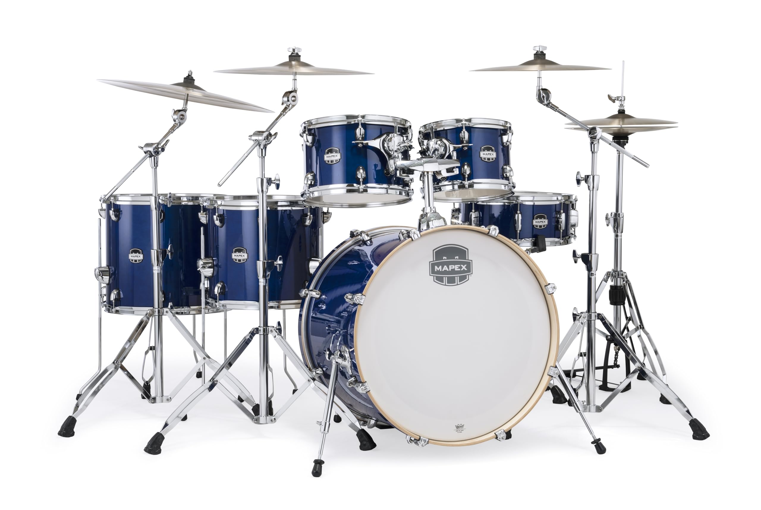 Amazon.com: Mapex Mars Maple 6-Piece Studioease Shell Pack w/ 22