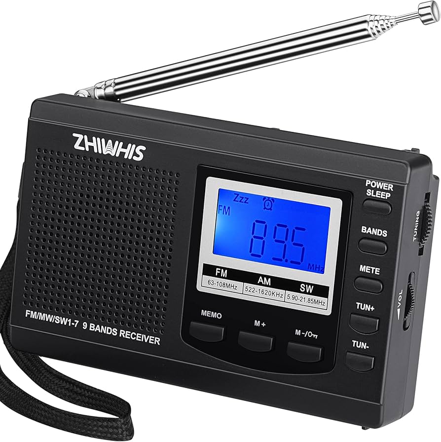 Amazon.co.jp: ZHIWHIS ラジオ 小型ポータブル FM/AM/SW ワイドfm対応