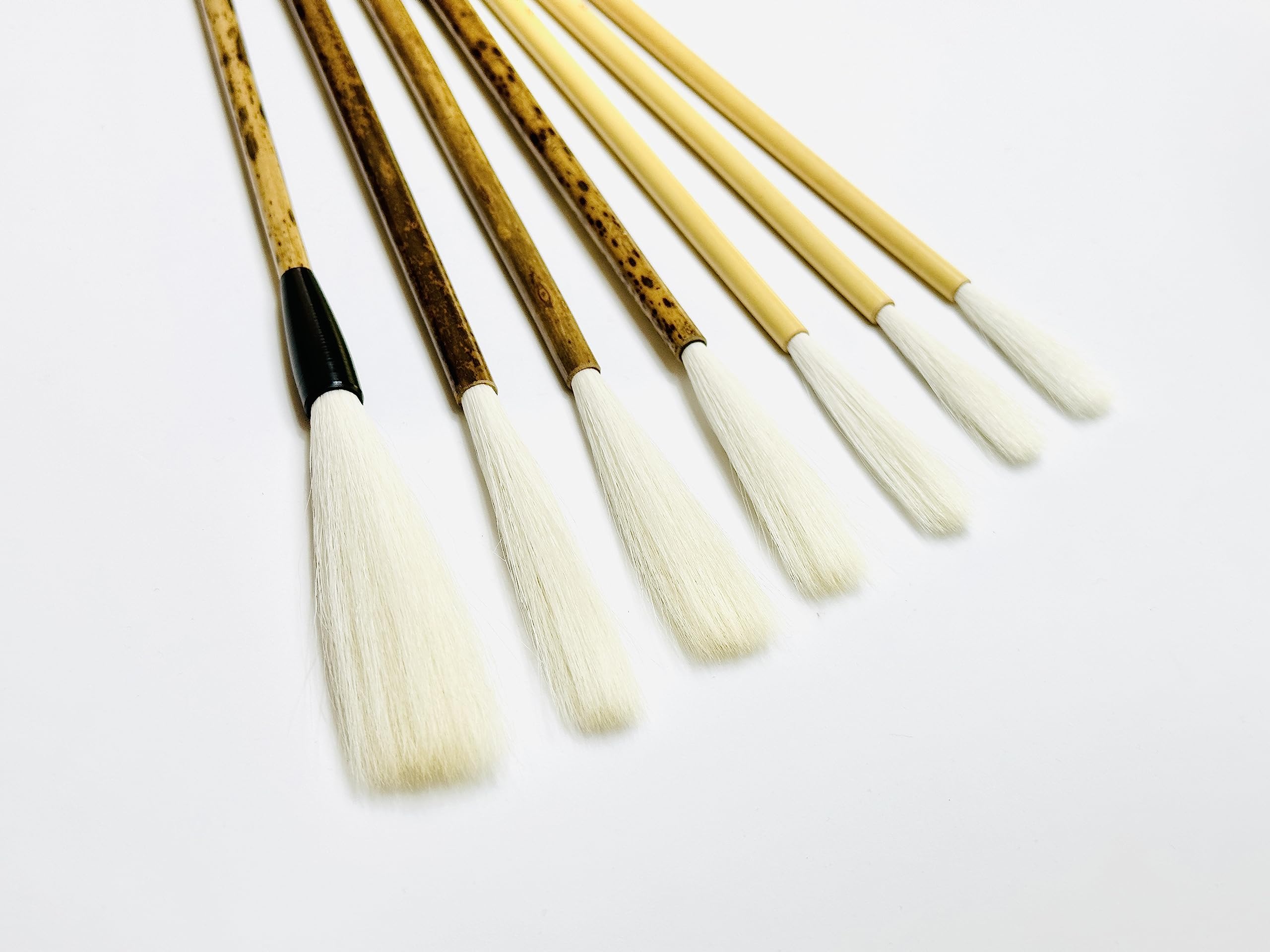 Amazon.co.jp: 筆匠 仿古堂 高級書筆 羊毛 暖心 3寸 長々鋒 上田桑鳩