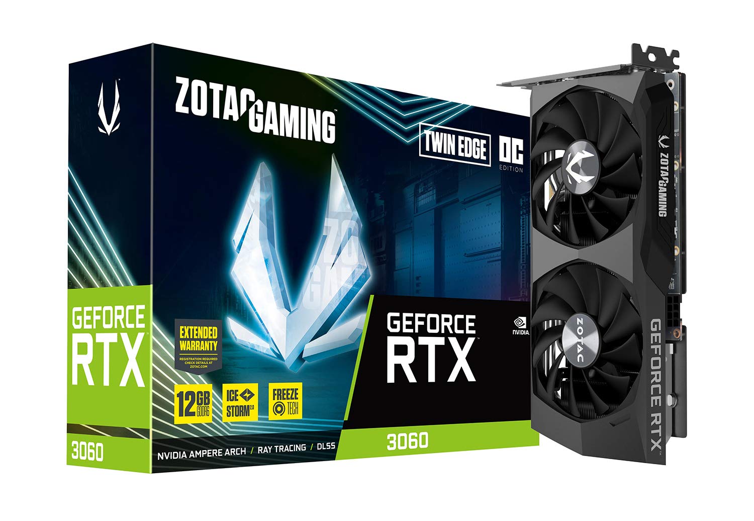Amazon | ZOTAC (ゾタック) ゲーム用 GeForce RTX 3060 Twin Edge OC