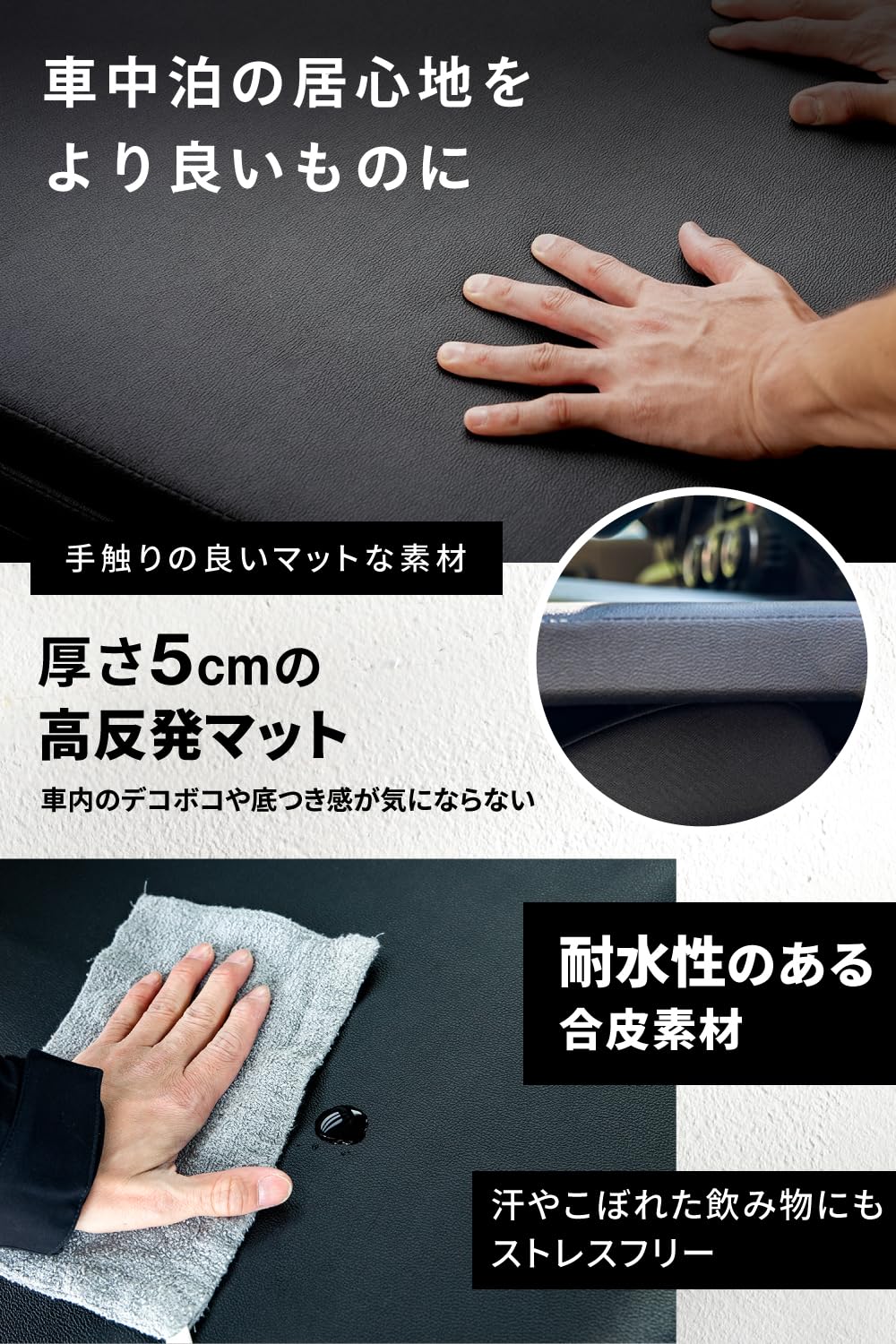 Amazon.co.jp: LikeOne ジムニー専用 車中泊用マット 高反発