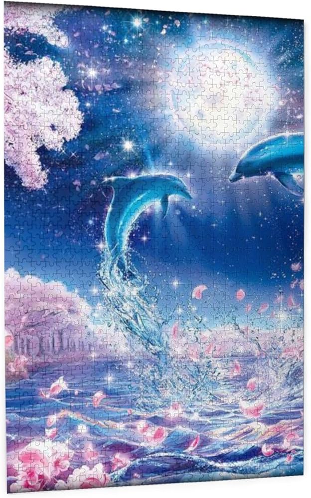 Amazon.co.jp: イルカラッセン サクラ ジグソーパズル 1000ピース