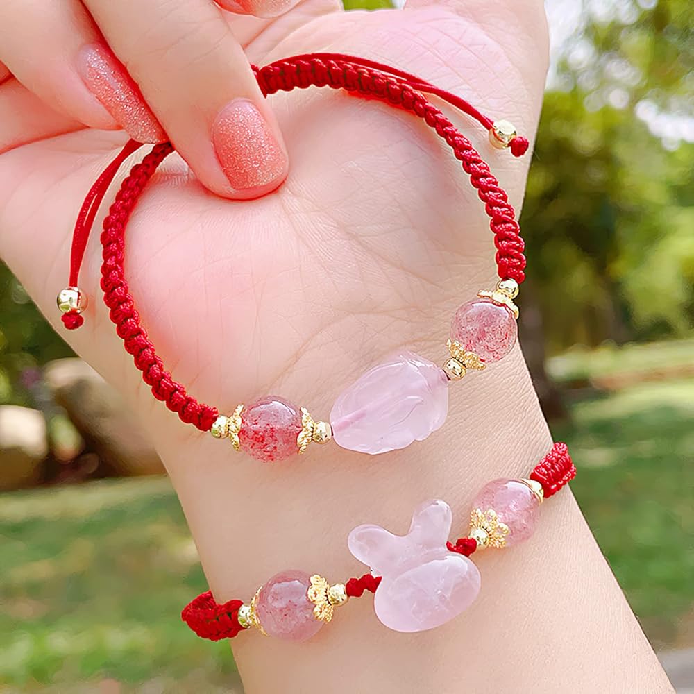 Amazon.com: Eymi Chinese Lucky Red String Bracelet Zodiac Animal