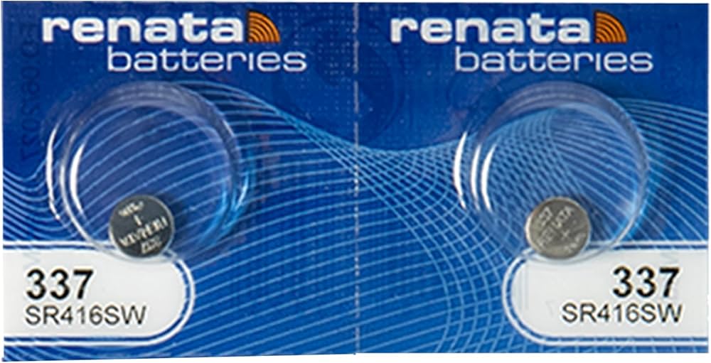 Amazon.com: Renata 337 SR416SW Batteries - 1.55V Silver Oxide 337