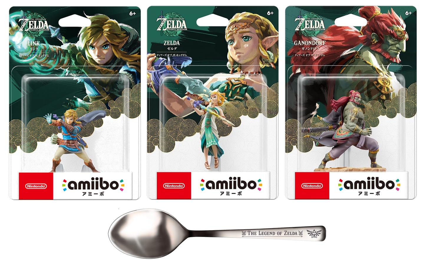 Amazon.co.jp: amiibo リンク＆amiibo ゼルダ＆amiibo ガノンドロフ