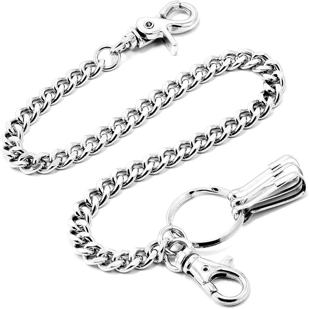 IDLanyard Keychain Heavy Duty Wallet Chain 23 Inch Pocket Key