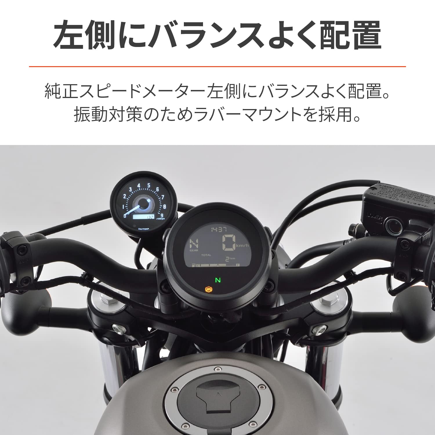 Amazon | デイトナ(Daytona) レブル250/500(20-23)専用 タコメーター
