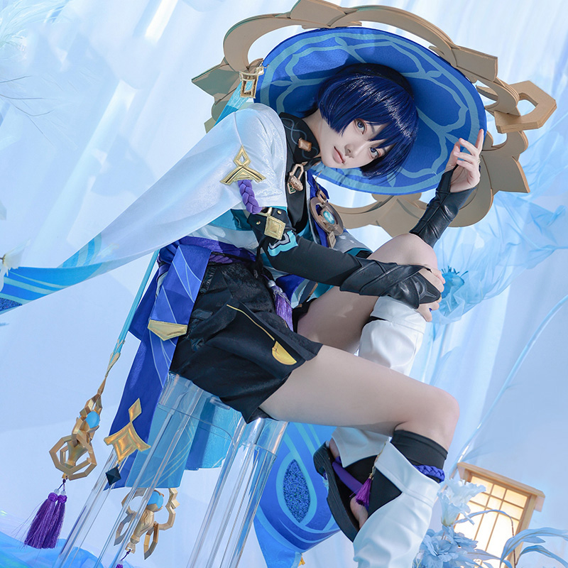 Amazon.co.jp: 【Azuiblc】原神 スカラマシュ 放浪者 散兵 笠 帽子