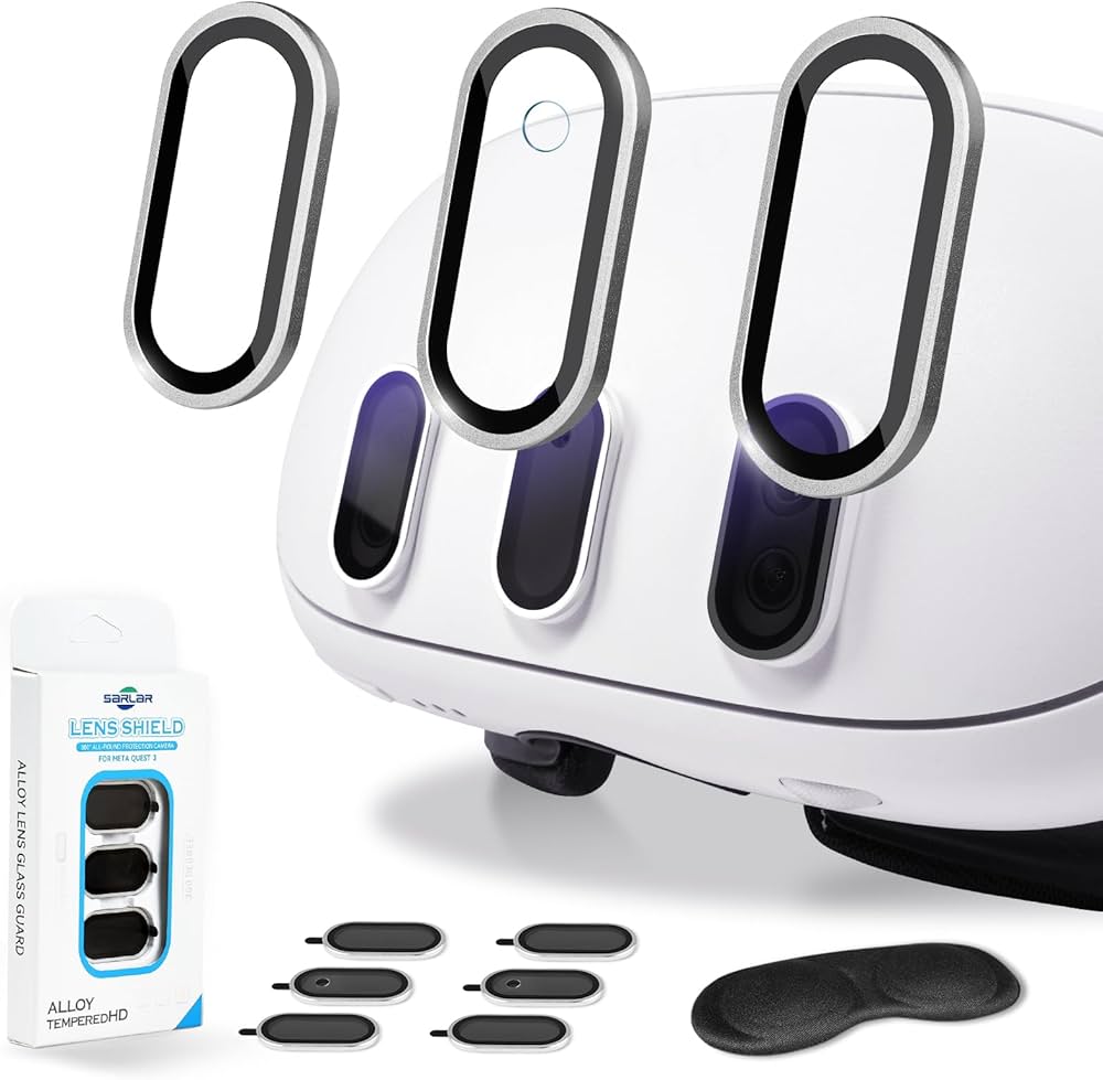 Amazon.com: 2 Pack Camera Lens Protector and 1 Build-in Lens Cover