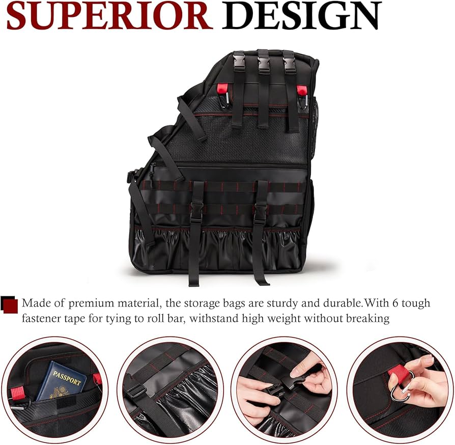 Amazon.co.jp: BUNKER INDUST ロールバー収納バッグ 2個 1997-2023