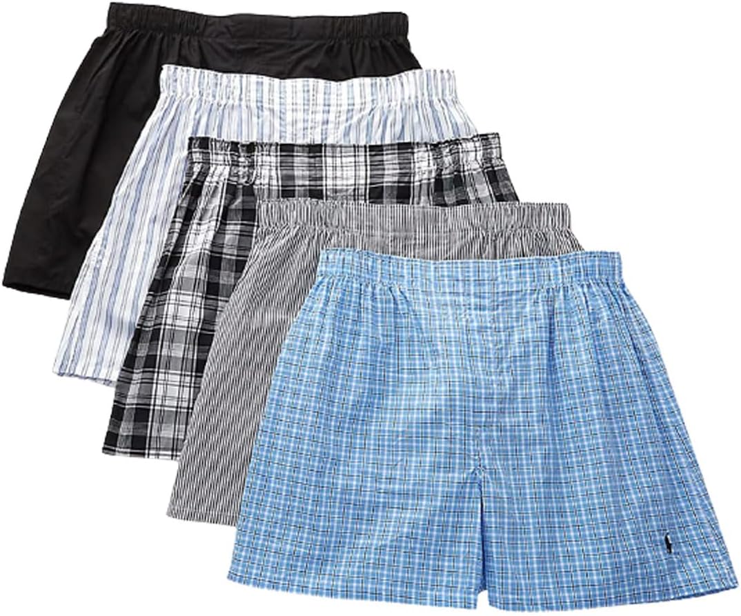 Amazon | [POLO RALPH LAUREN] [ポロ ラルフローレン] トランクス 5枚