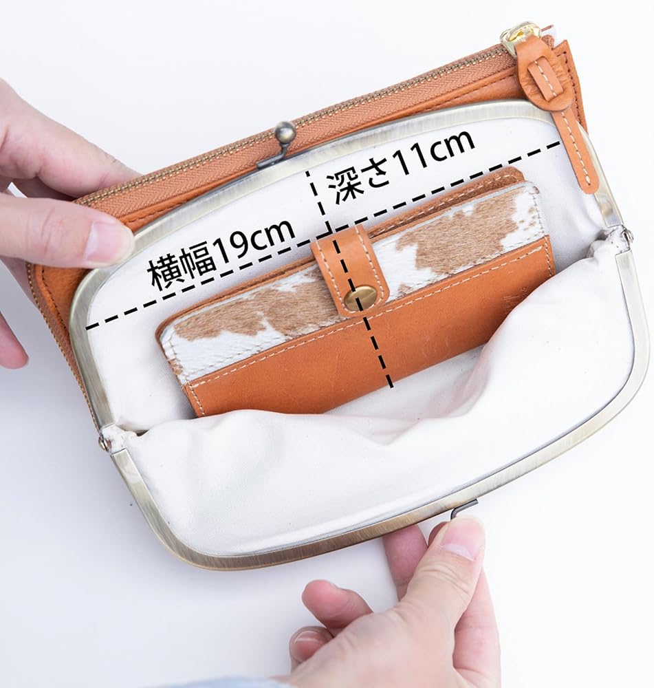 Amazon | [artigianoworks] お財布ショルダーバッグ がま口 レディース