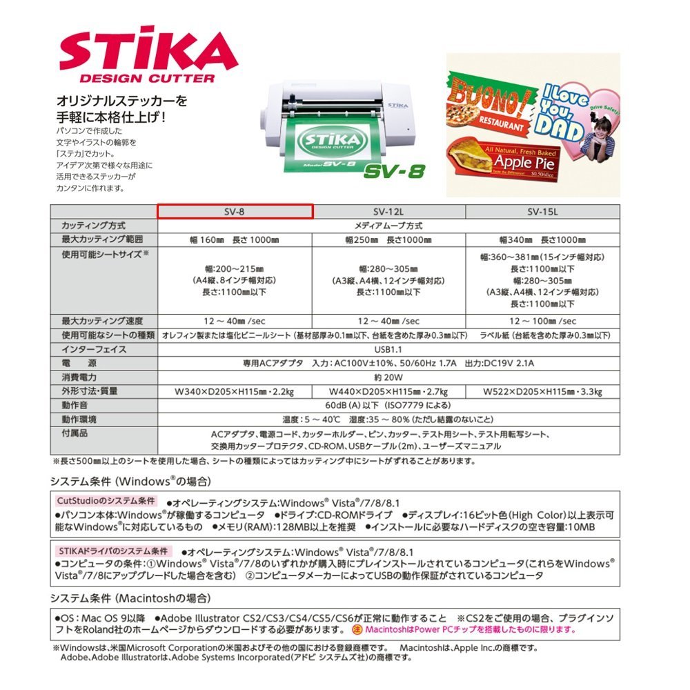 Amazon | ローランドディージー デザインカッター ステカ SV-8