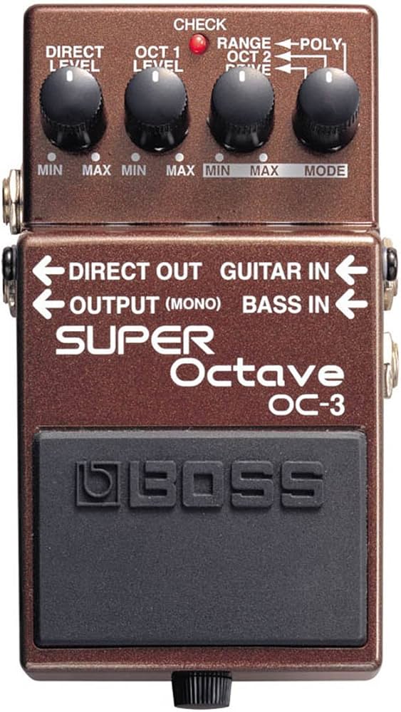 BOSS OC-3 Dual Super Octave Pedal - Polyphonic Octave Effects