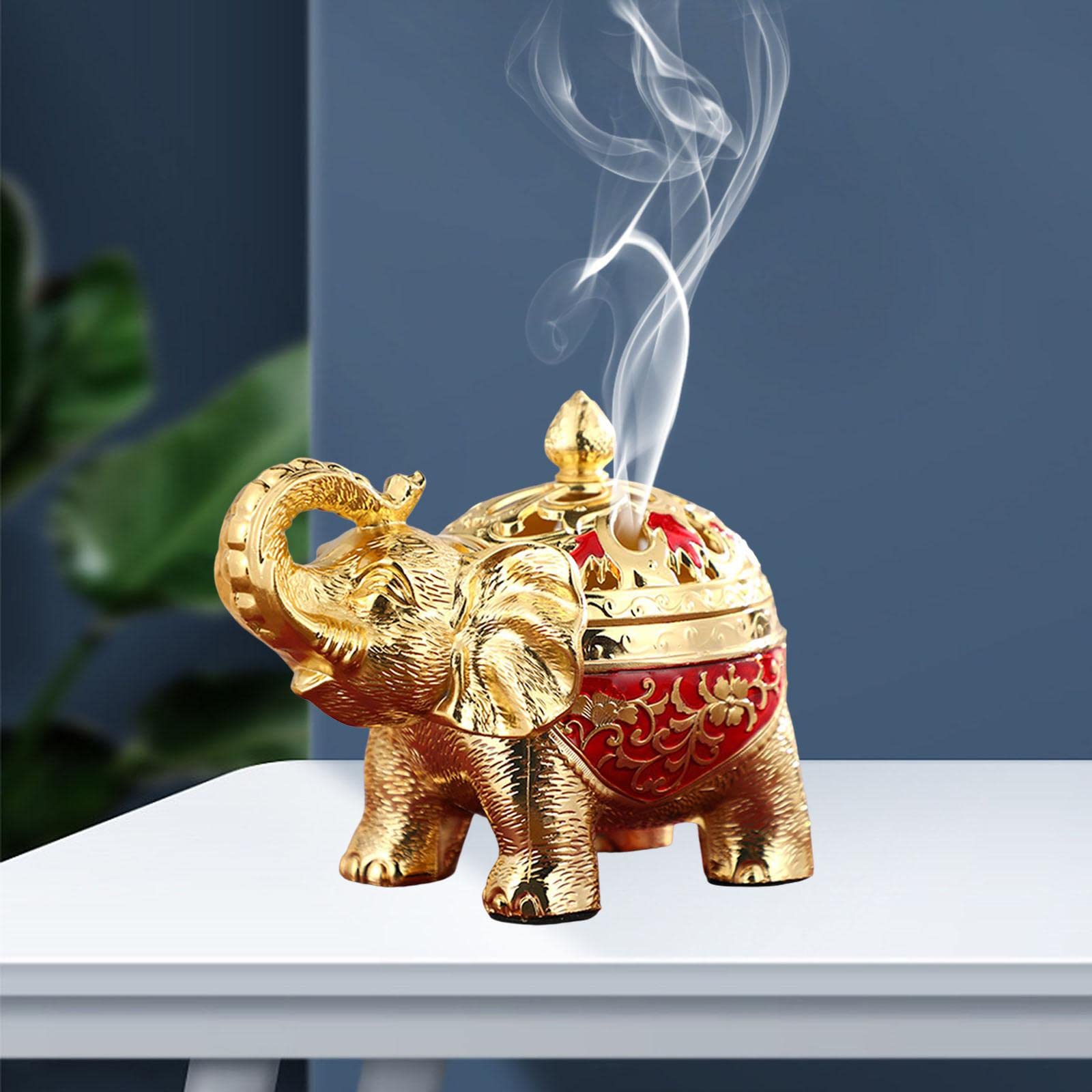 Amazon｜WeiLaiKeQi 金属象香炉香コーンホルダー香炉飾り空気浄化