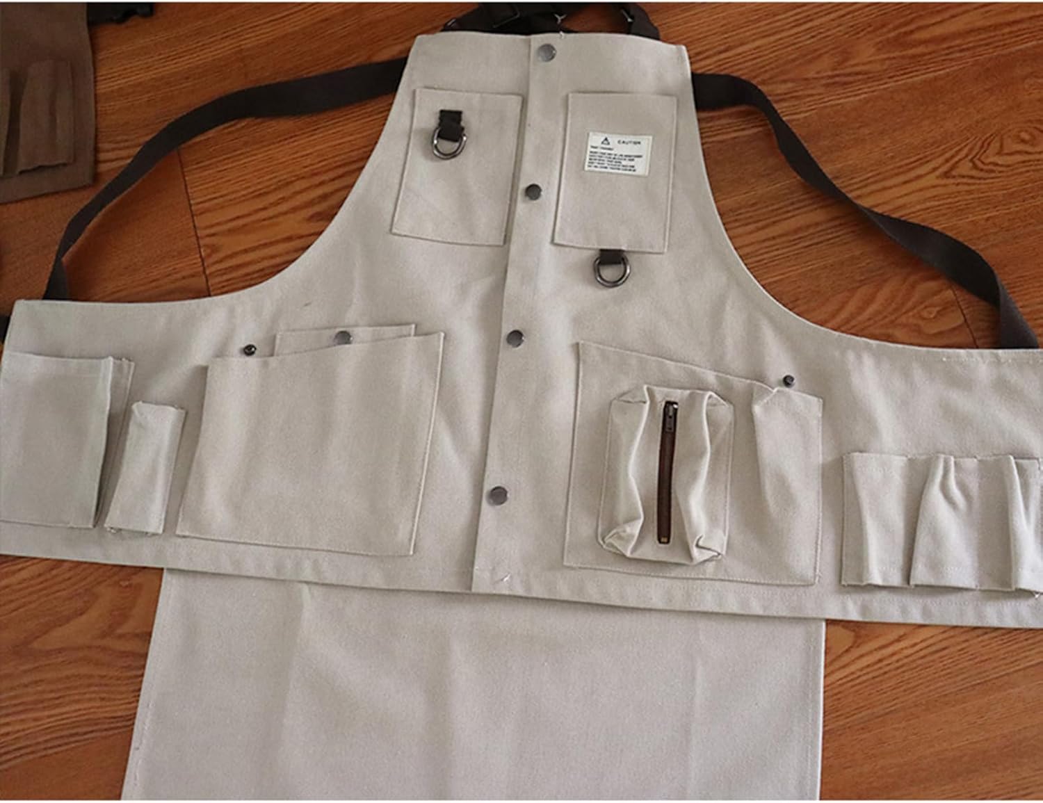 タグ付?OHGA サロペット M センタープレス テーパード 3way 未使用タグ