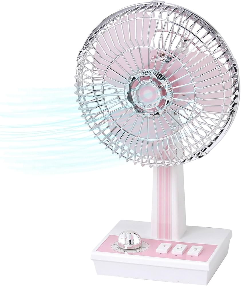 Amazon | SPICE OF LIFE(スパイス) レトロファン 卓上扇風機 ピンク