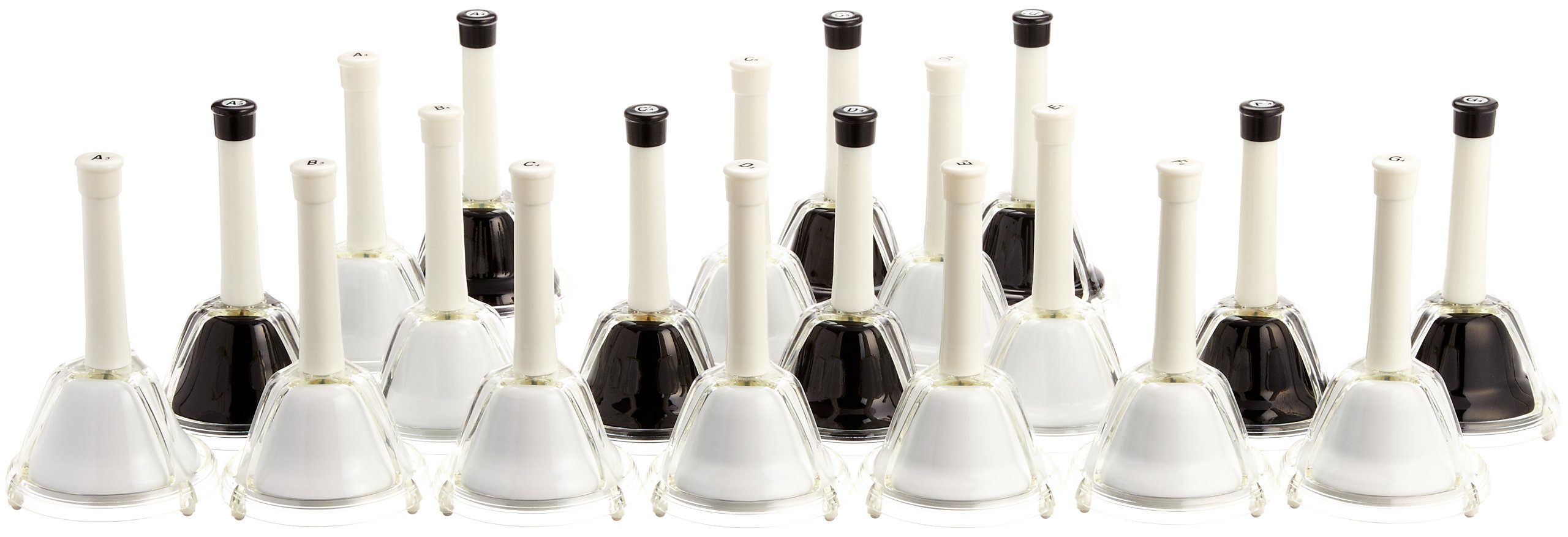 Amazon | KC ミュージックベル (ハンドベル) 20音 セット MB-20K/BK/WH