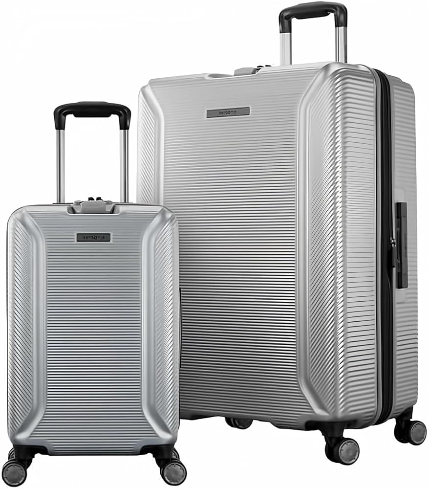 Amazon.com | Samsonite Element XLT Hardside Set Silver | Luggage Sets