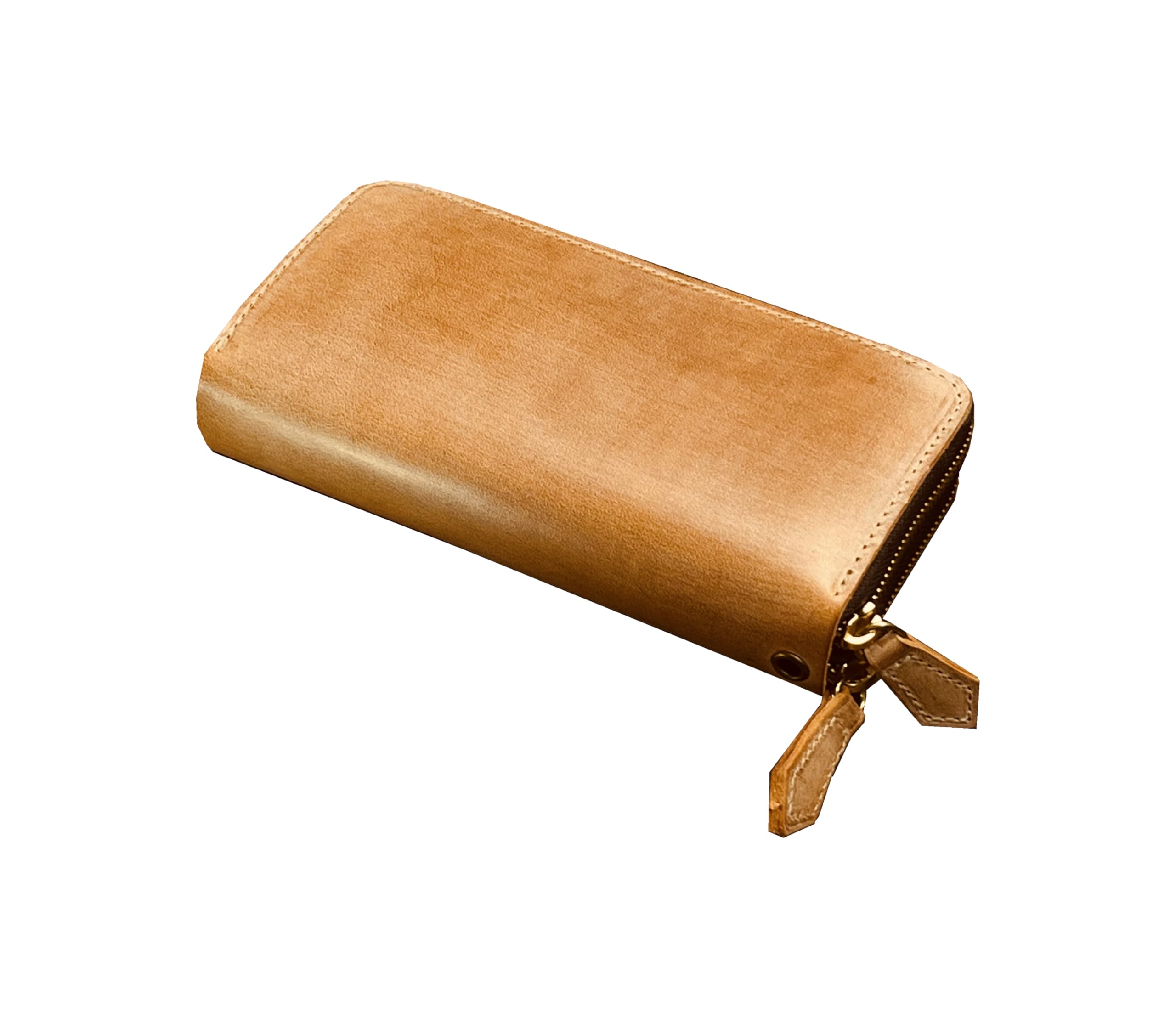 Amazon | [TAKUMI] ダブルファスナー ブライドルレザー ラウンド