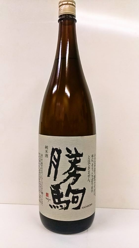 Amazon.co.jp: 清都酒造場 勝駒 純米酒 1800ml : 食品・飲料・お酒