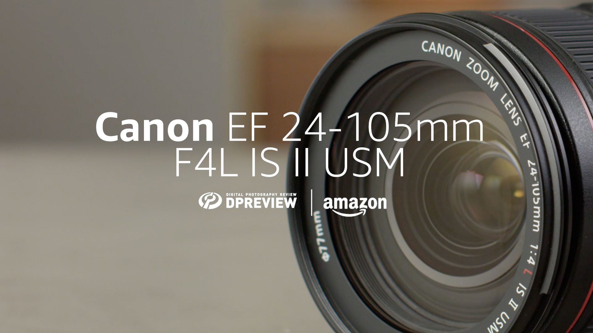 Amazon.com : Canon EF 24–105mm f/4L is II USM Lens, Black