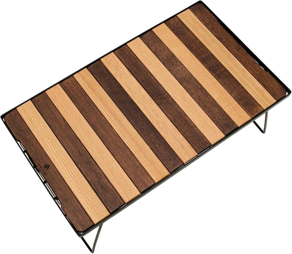 Amazon.co.jp: KIMICAMP フィールドラック 天板 木製 おしゃれ