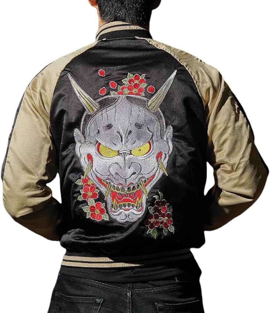 Amazon | [ウバラ] 龍が如く 真島吾朗 スカジャン ジャケット 野球服