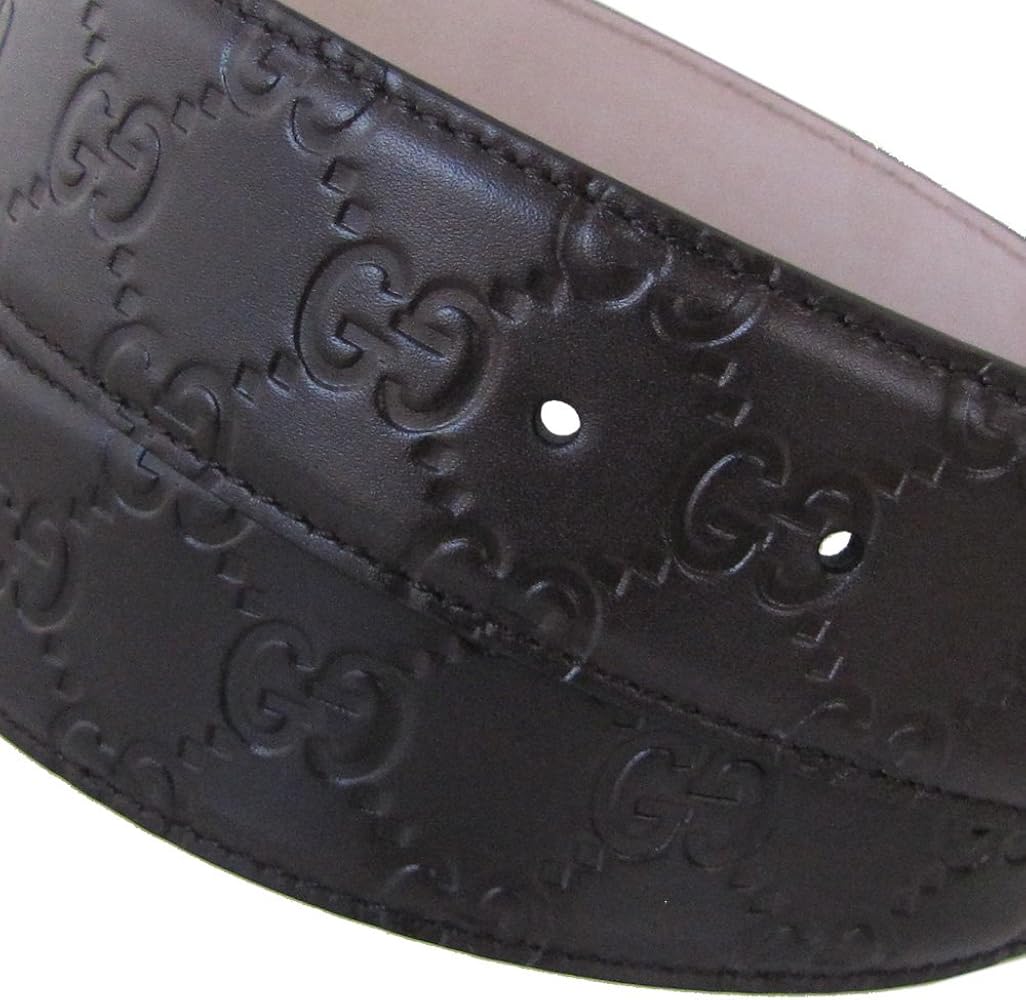 Amazon | グッチ GUCCI ベルト 85サイズ GGレザー グッチシマ インター