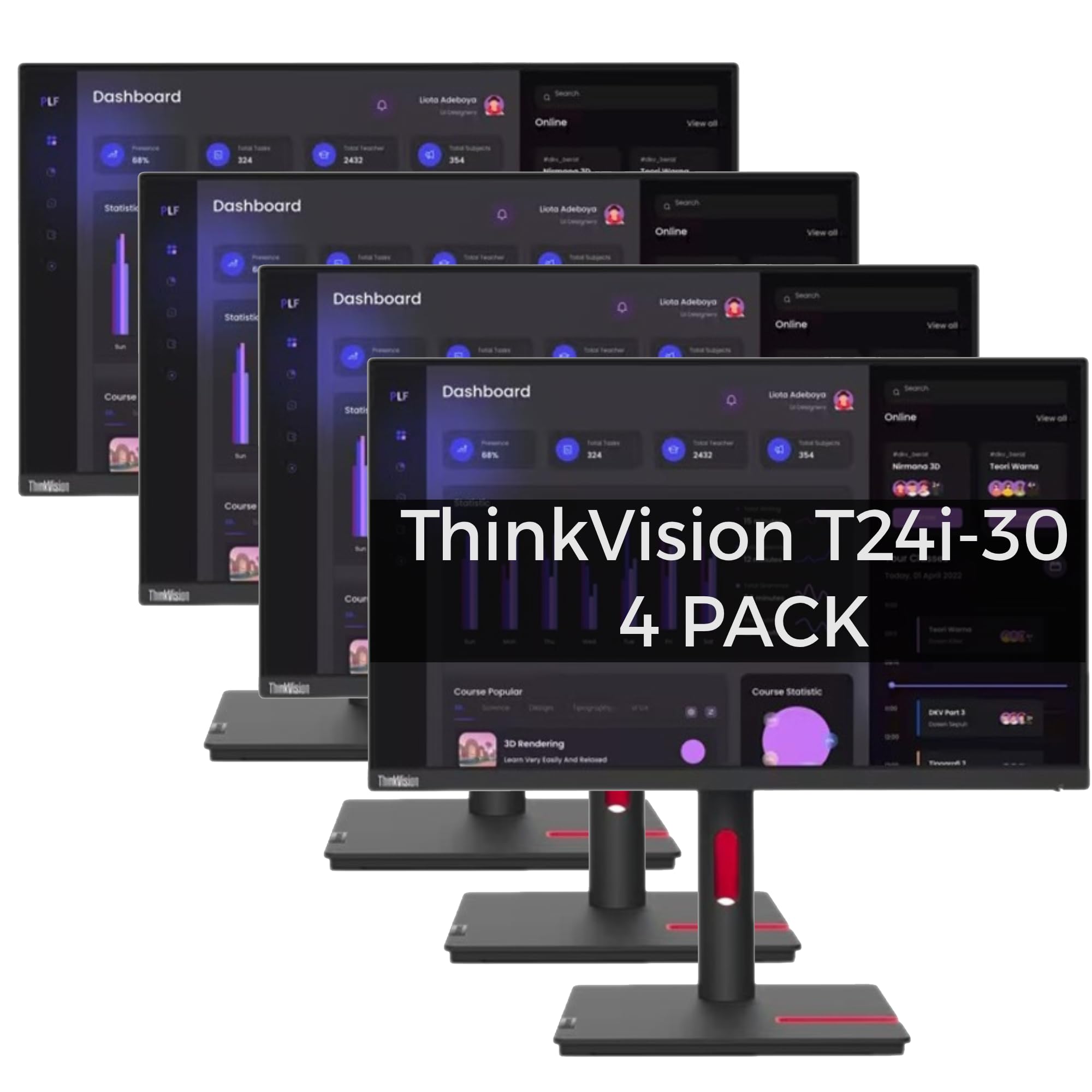 Amazon.com: Lenovo ThinkVision T24i-30 24