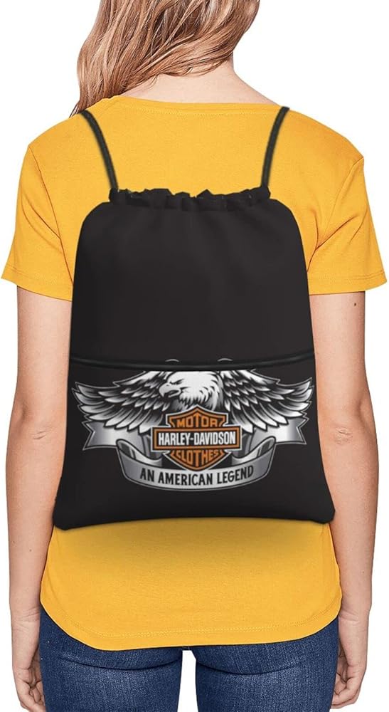 Amazon.co.jp: [YCLNFC] 人気 束口ナップサック ハーレーダビッドソン