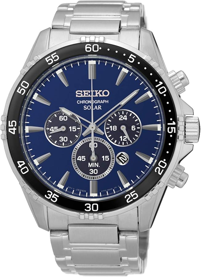 Amazon.co.jp: [セイコー] SEIKO 腕時計 ソーラー クロノグラフ 海外
