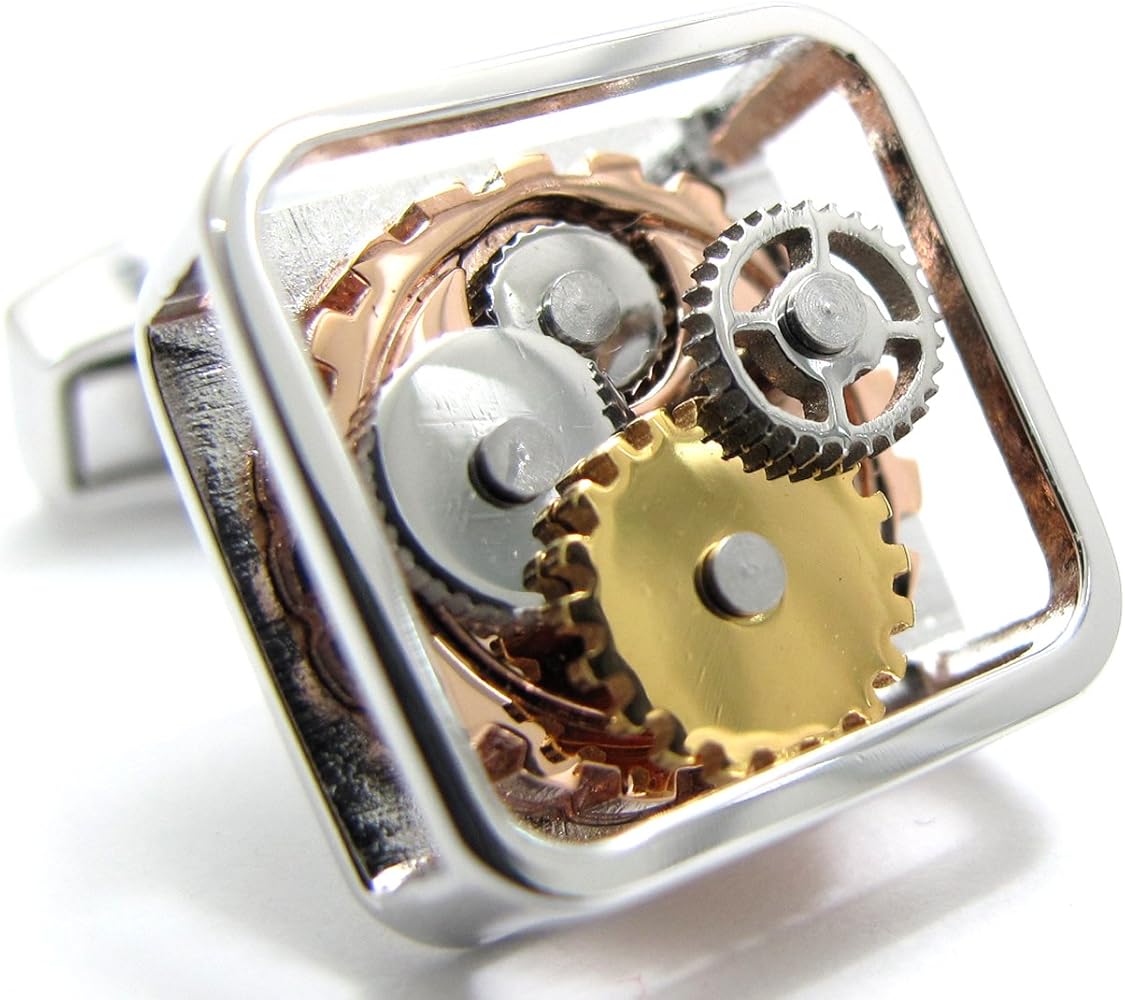 Amazon.co.jp: タテオシアン(TATEOSSIAN) ギアカフス カフスボタン