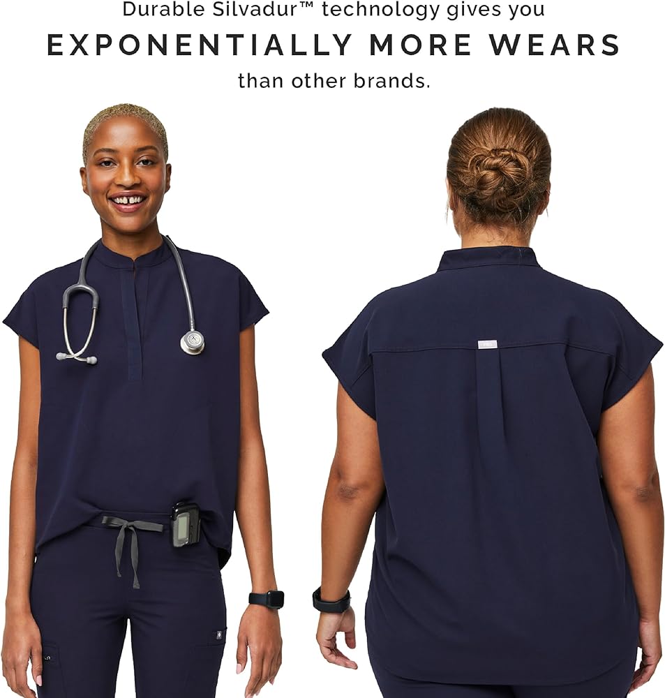 Amazon.co.jp: FIGS Rafaela オーバーサイズ スクラブトップス 女性用