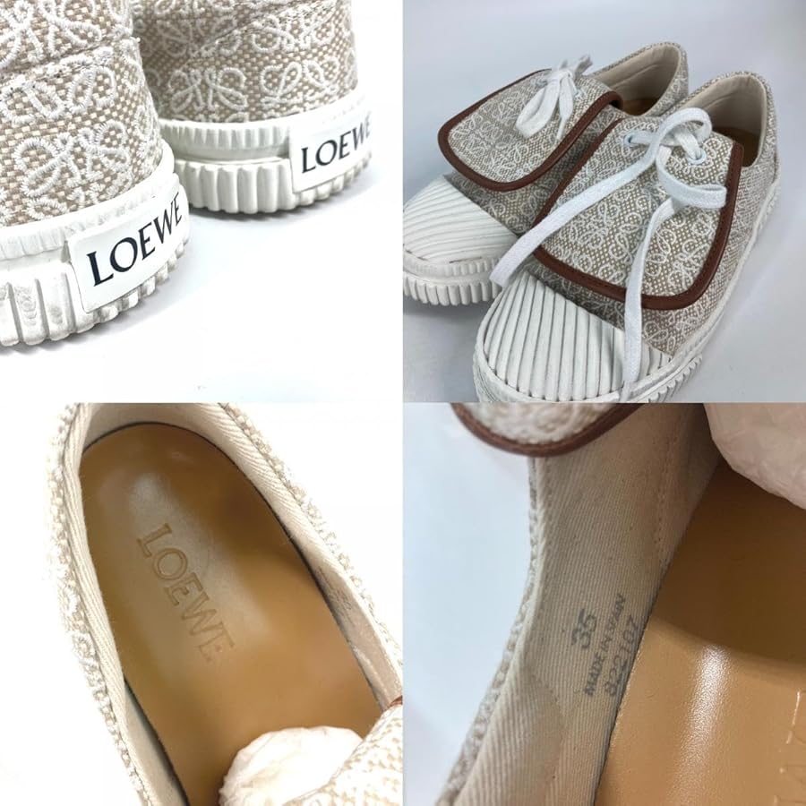 Amazon | [ロエベ] L815282X92 ローカット フラップ アナグラム 靴 紐