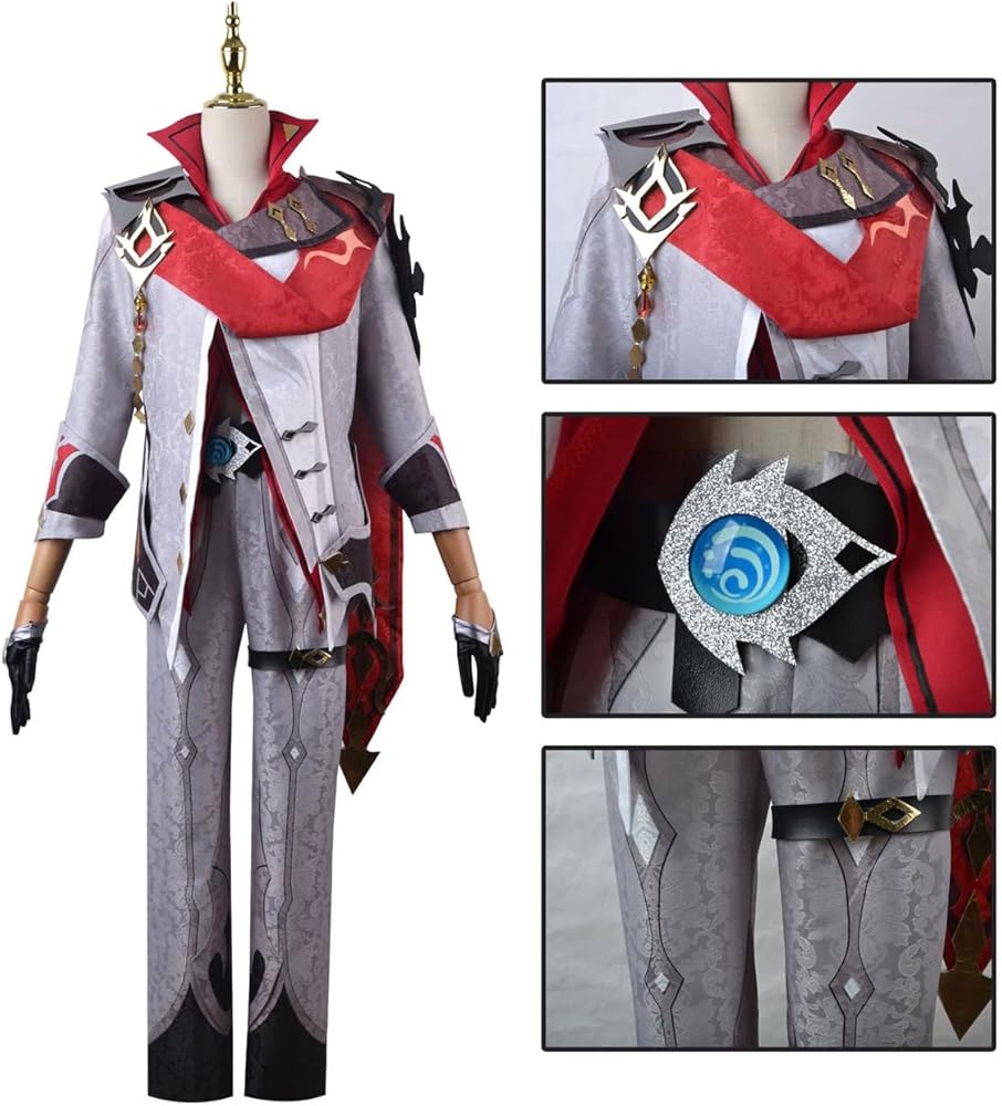 Amazon.co.jp: [HUNIY] 原神 タルタリヤ コスプレ衣装 豪華版 フル