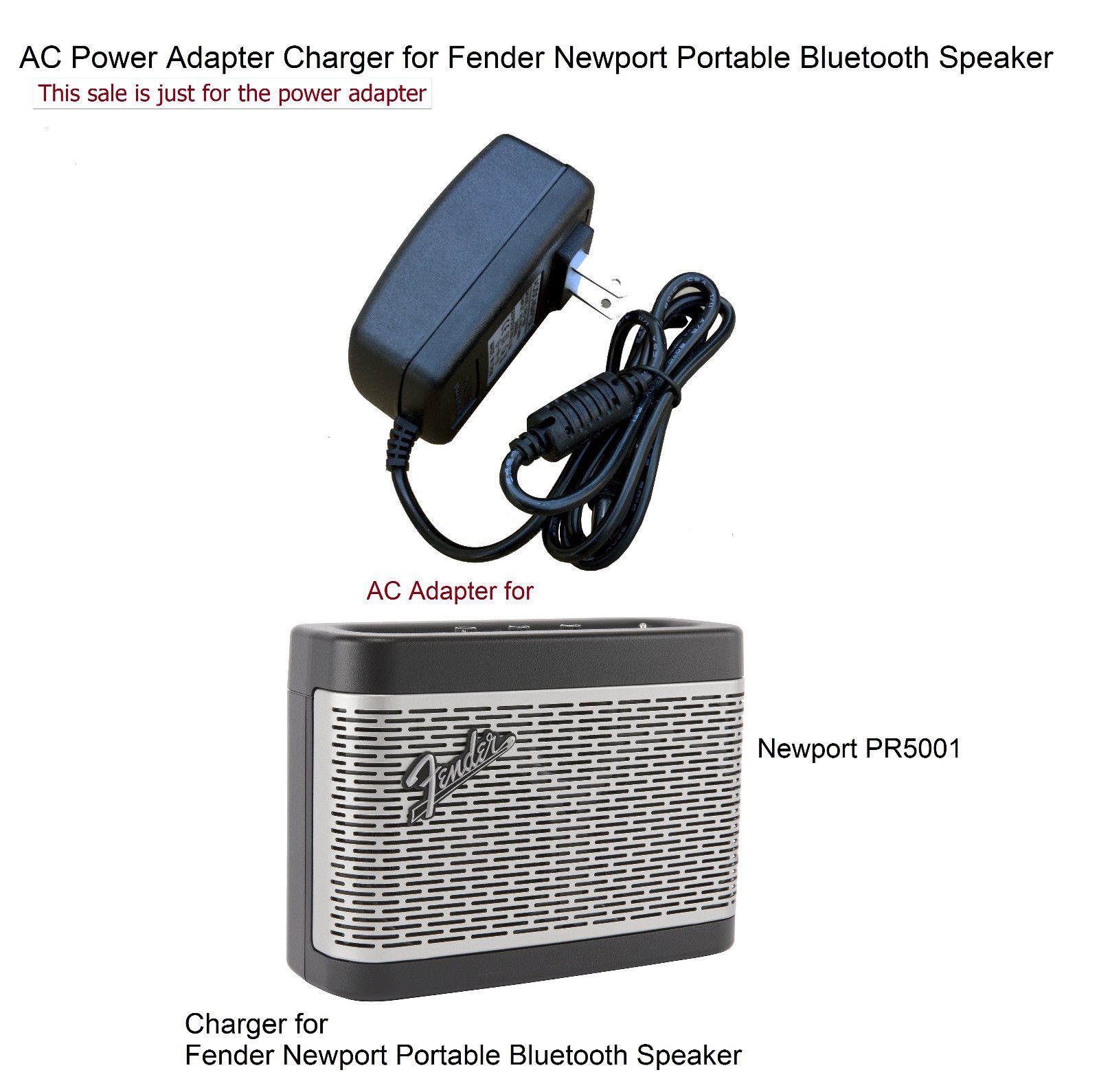 Amazon.com: Charger for Fender Newport Portable Bluetooth Wireless