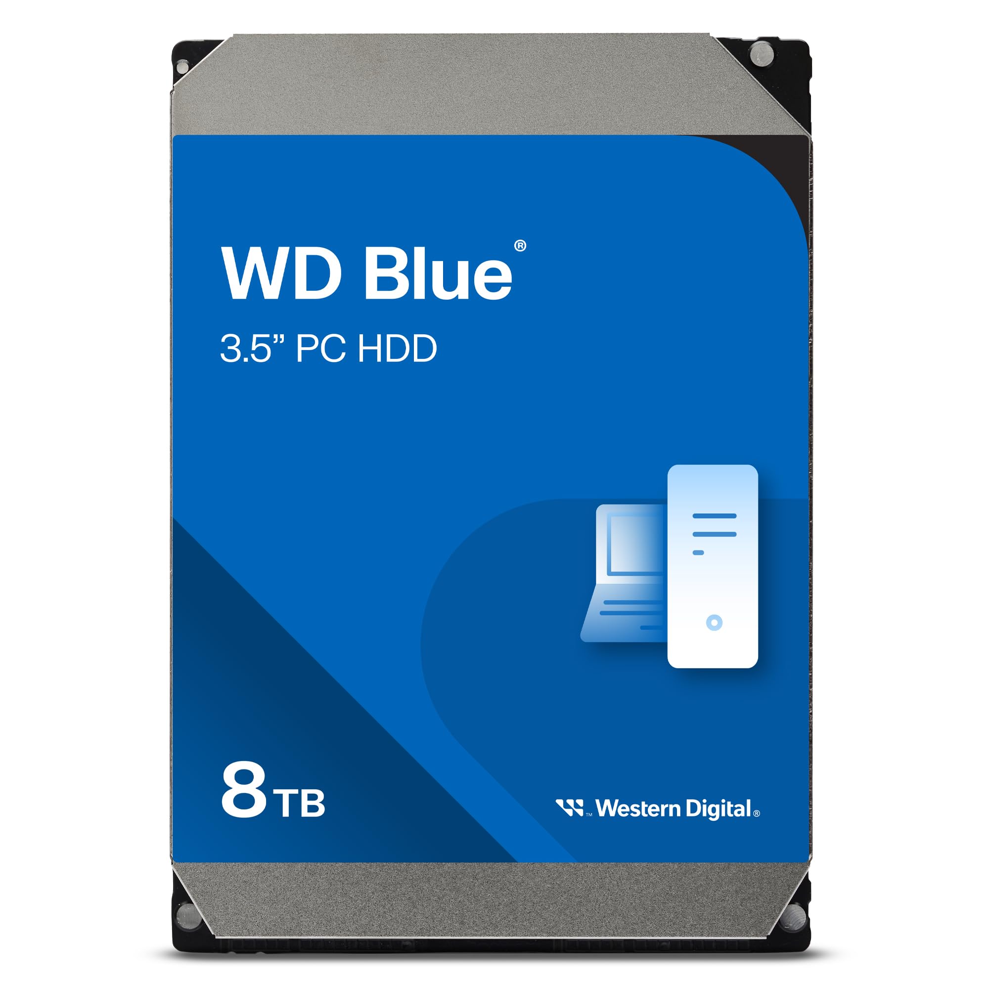 Western Digital Disco rígido interno 8TB WD Blue PC - 5640 RPM