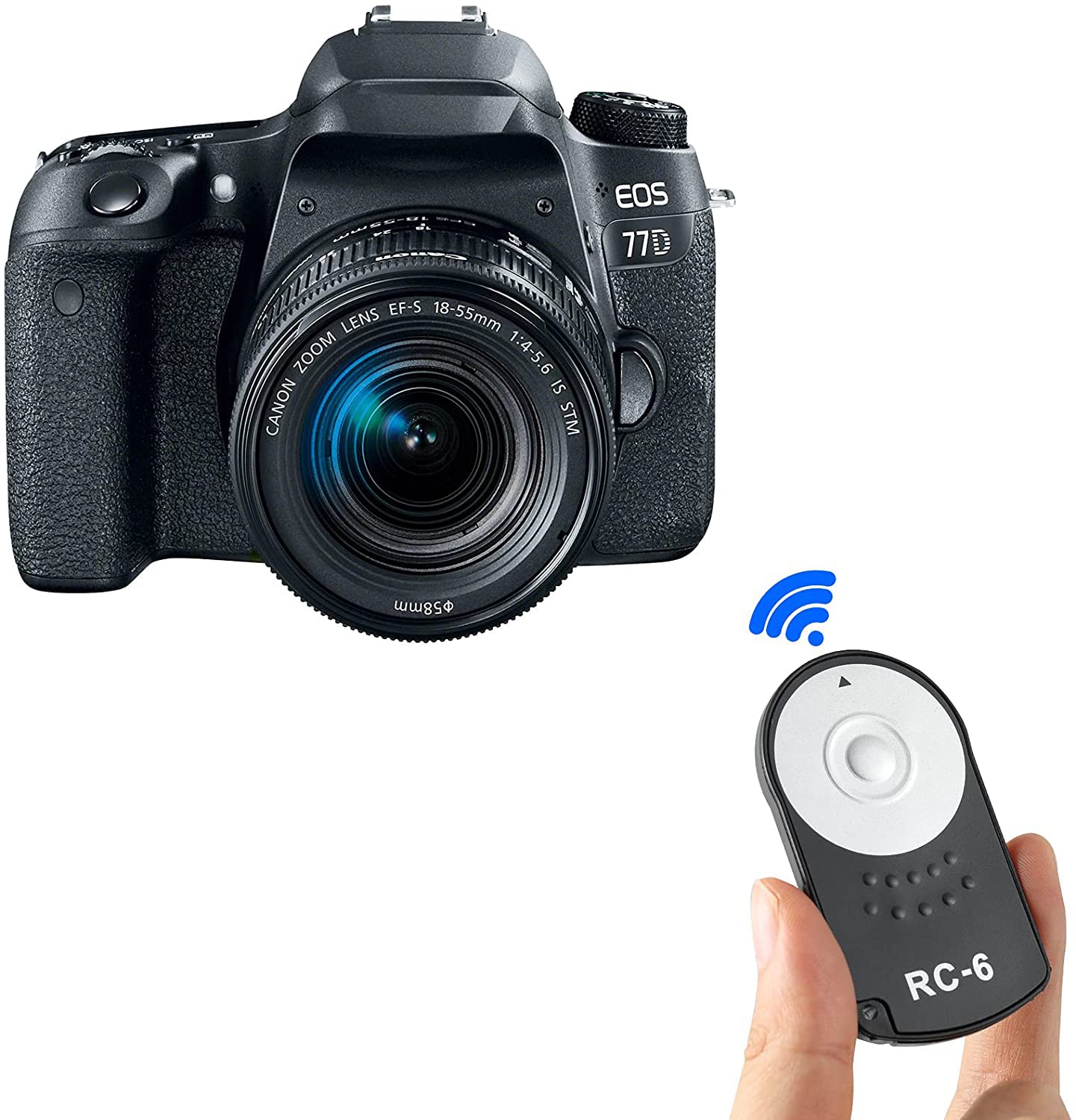 Amazon.com : RC-6 Camera Remote Shutter Release for Canon ESO 77D