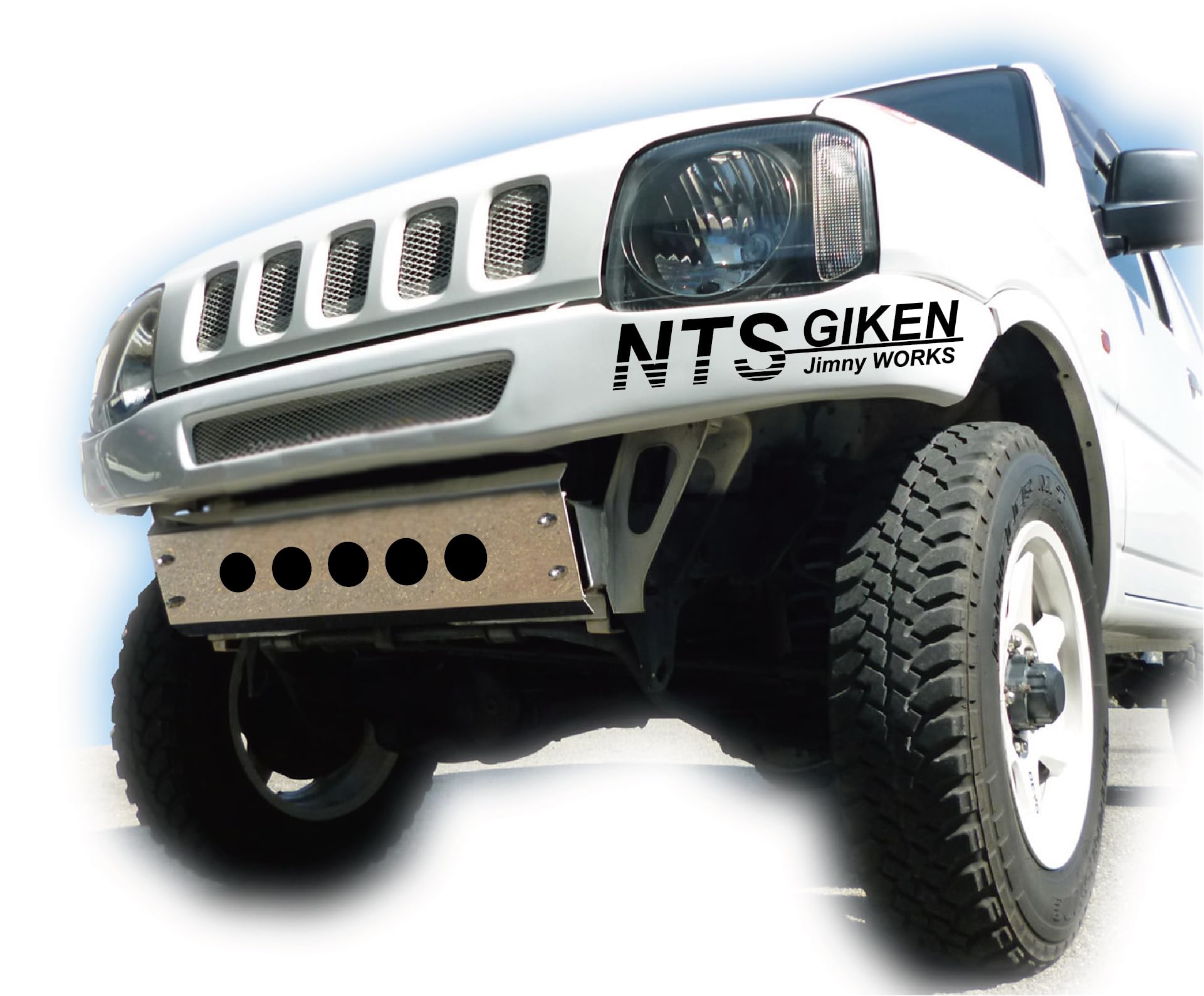 Amazon | NTS GIKEN スキッドガード JB23 ステンレス製 丸穴 タイプ