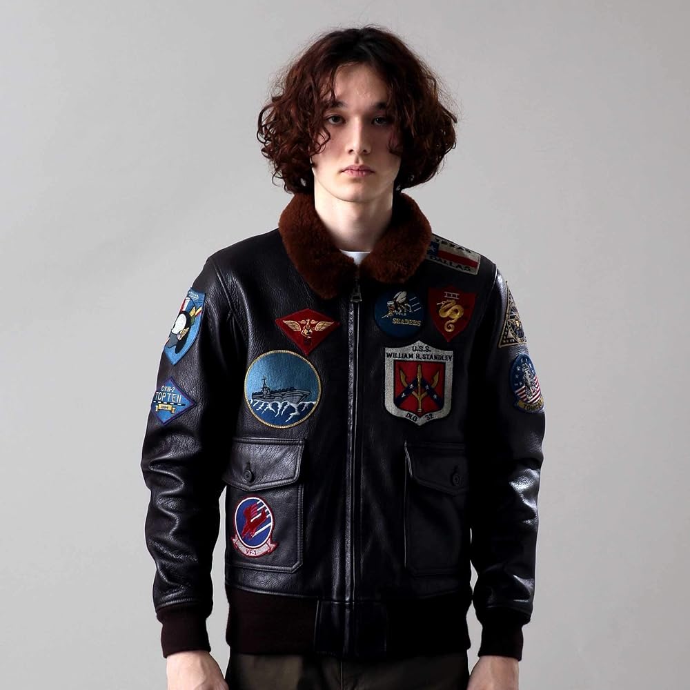 Amazon.co.jp: [アヴィレックス] レザージャケット GOAT G-1 TOPGAN