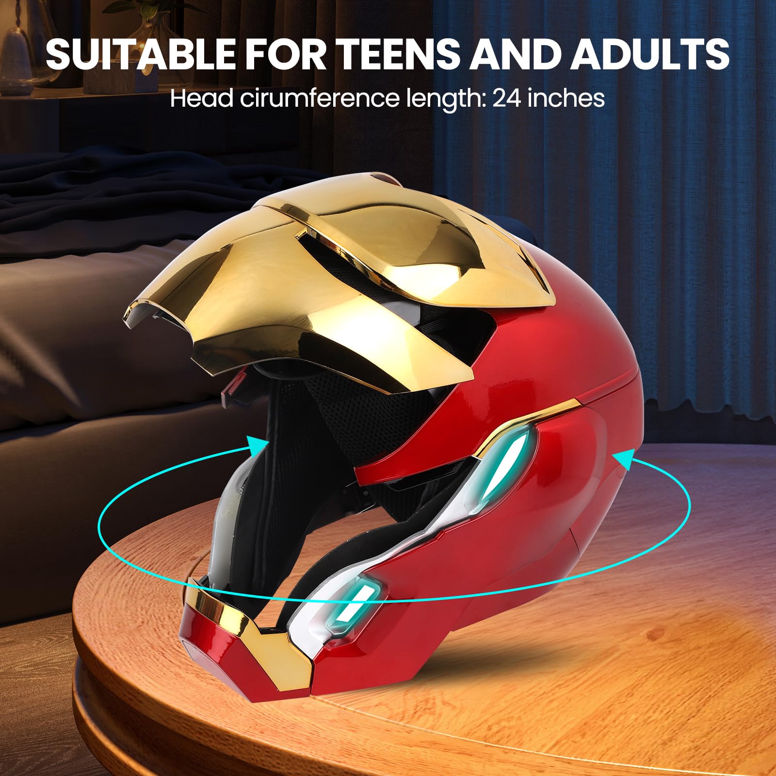 Amazon.com: Iron-Man MK 50 1:1 Wearable Helmet - Voice, Touch, and