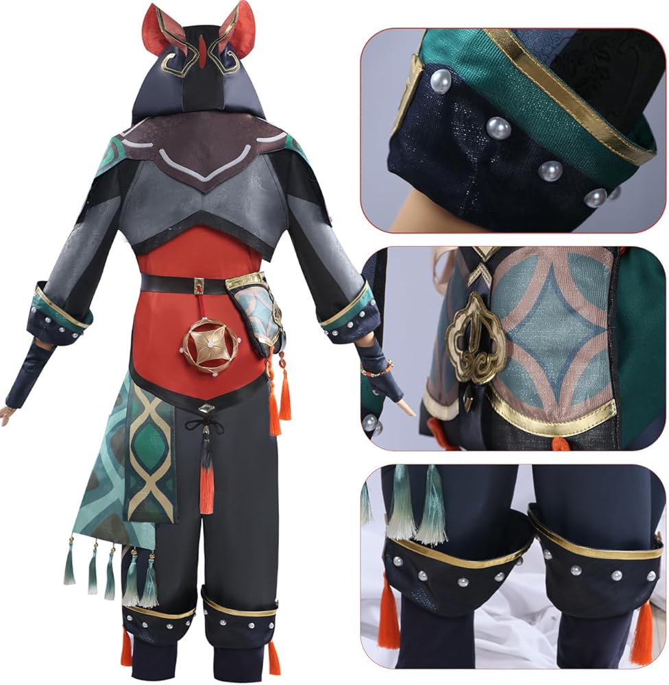 Amazon.co.jp: [HUNIY] 原神 げんしん 嘉明 ガミン コスプレ衣装 豪華