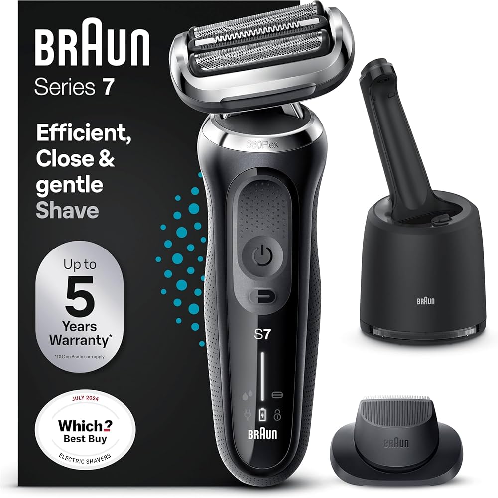 Braun Series 7 Electric Shaver for Men with, Precision Beard