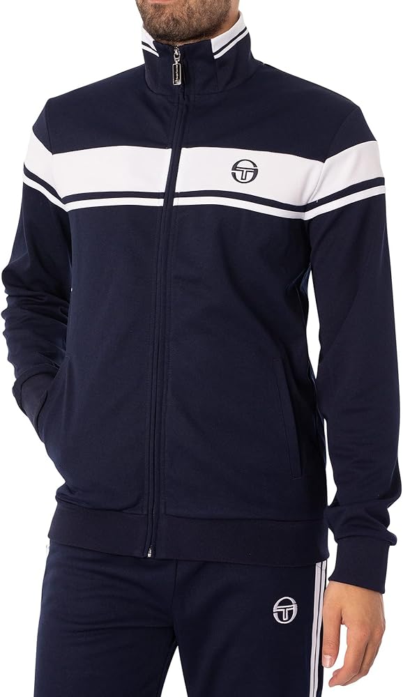 Sergio Tacchini Men's Damarindo Track Jacket, Blue, L at Amazon