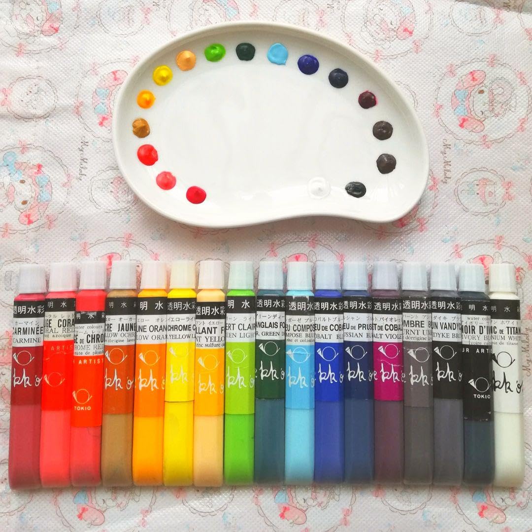 月光荘 小画箱1枚フタと指あな水彩パレット 月光荘 - 小画箱1枚フタ