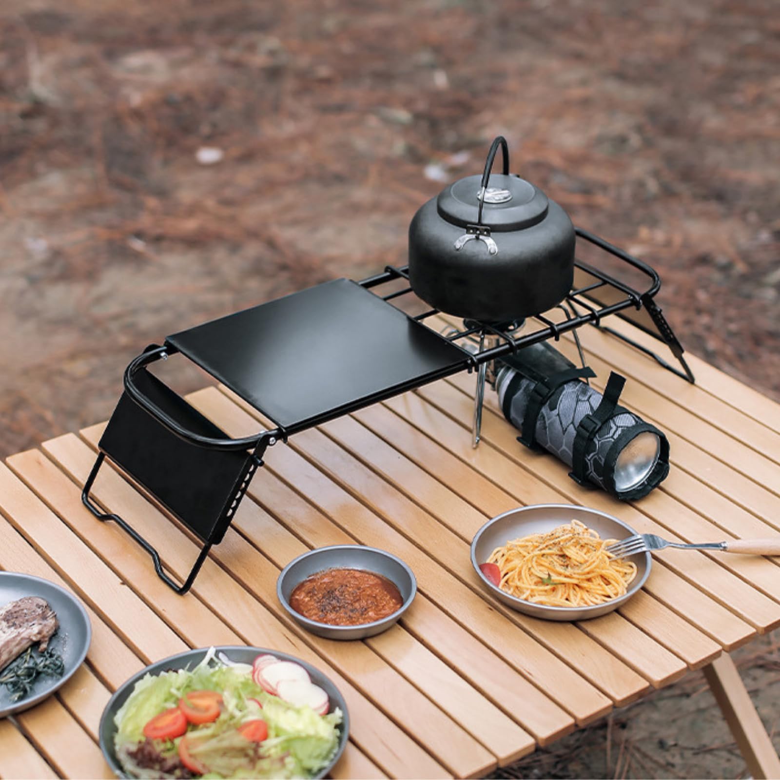 Amazon | ISE MOUNT ミニローテーブル ソロキャンプでシステムキッチン