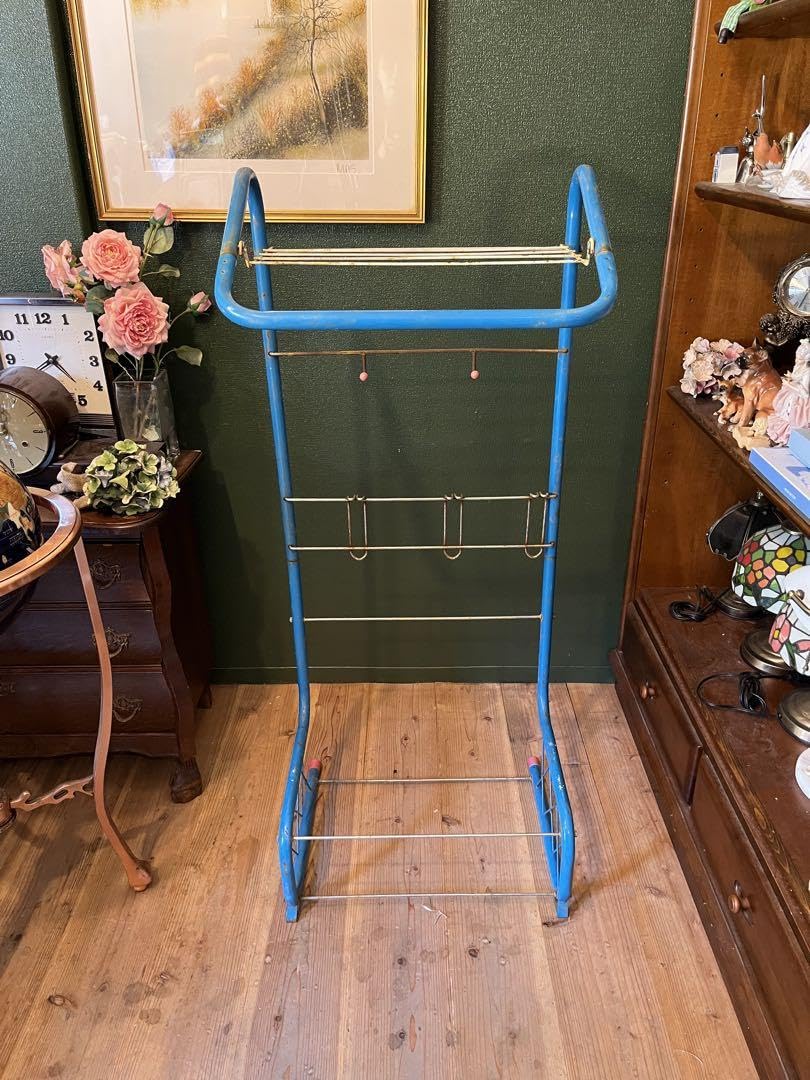 Amazon.co.jp: 鉄製 ハンガーラック ビンテージ 昭和レトロ ジャンク風