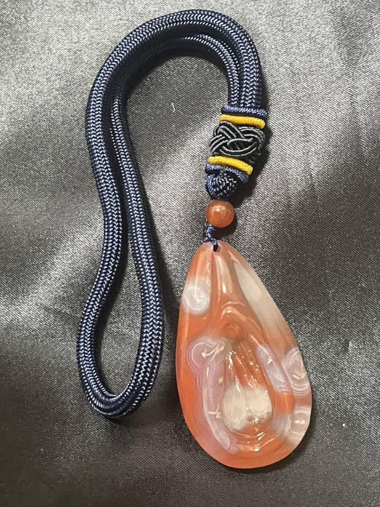 縁結び 女陰 ヌードメノウ 生命の源 女性器 趣味 天然石 瑪瑙 彫り物D6