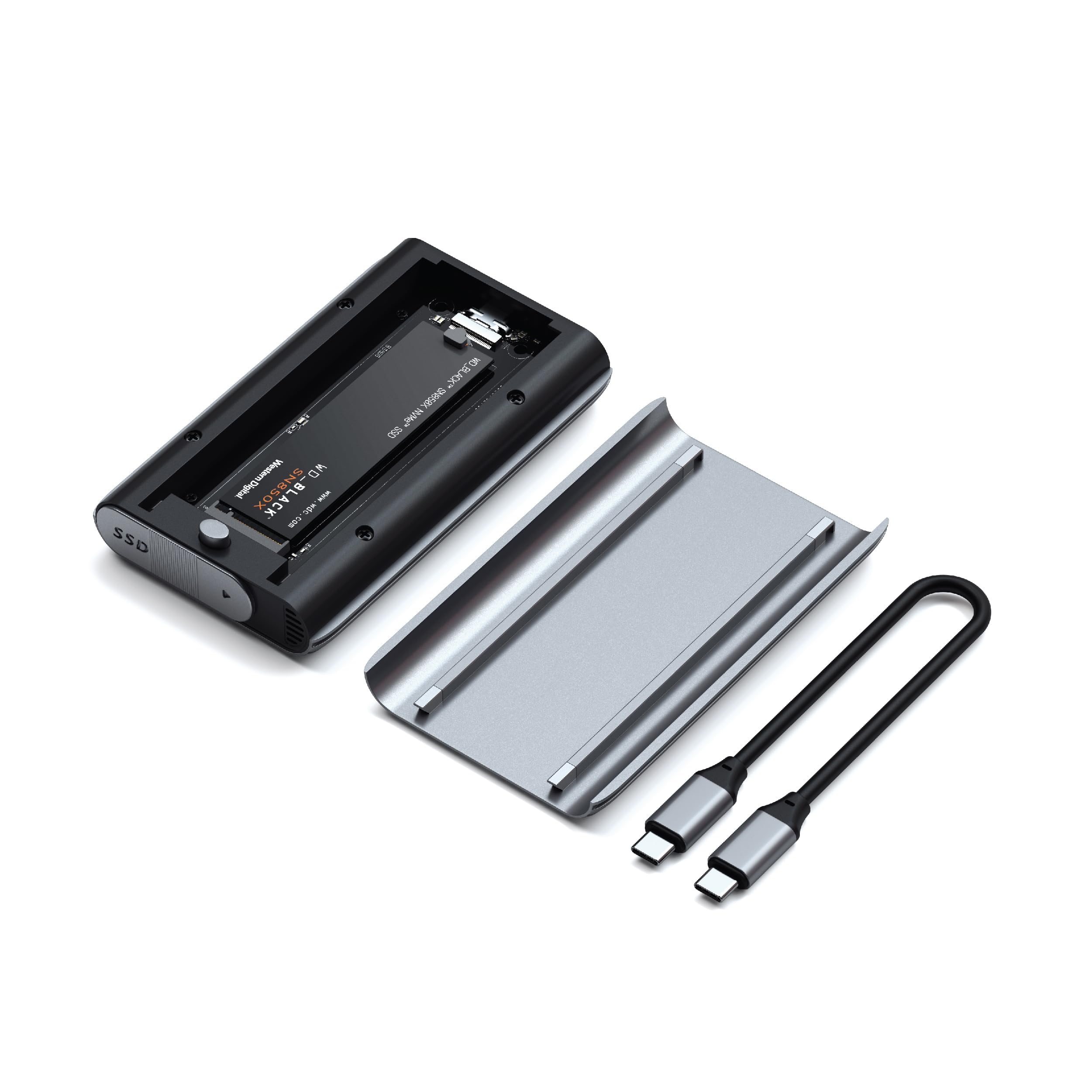 Amazon.co.jp: Satechi USB4 M.2 NVMe SSD Pro Enclosure (40Gbps High